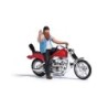 Busch 7861 US Motorrad mit Biker H0