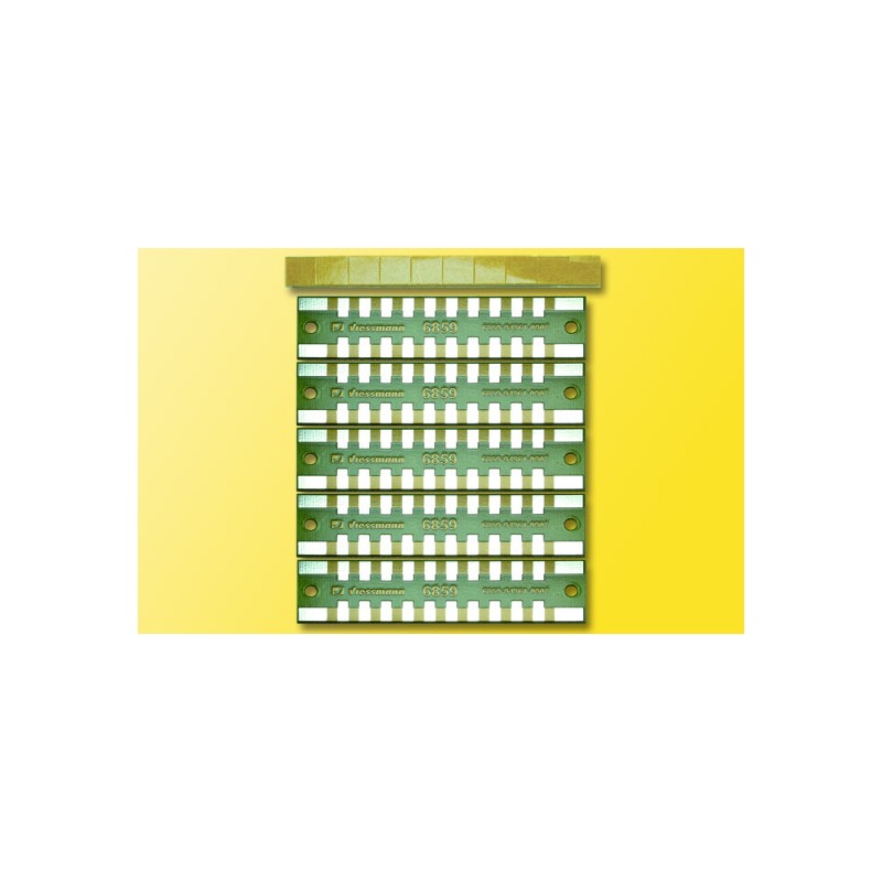 Viessmann 6859 Löt-Verteilerleisten 2-polig, 5 Stück