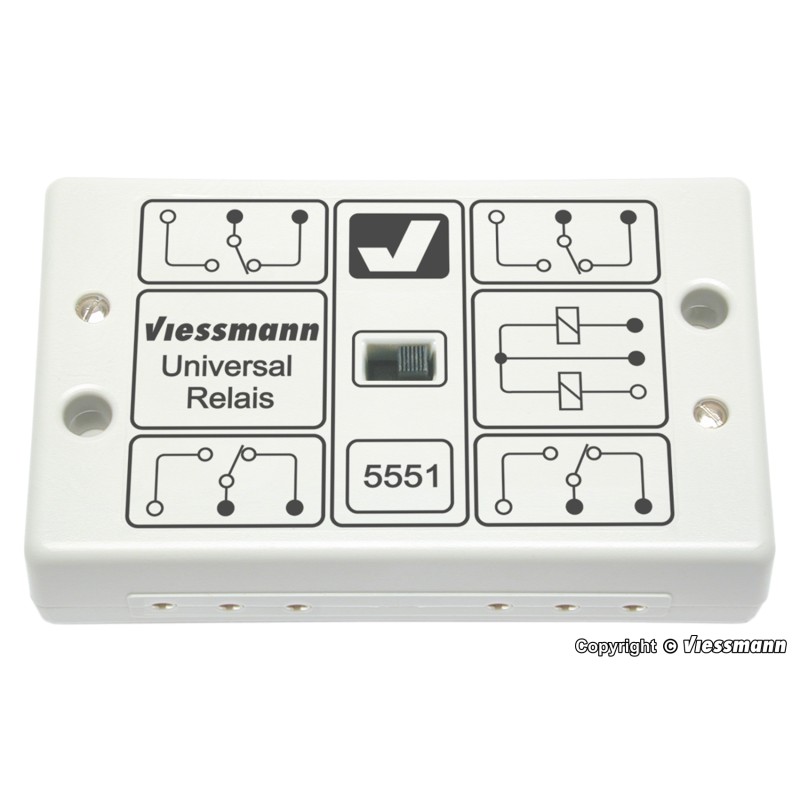 Viessmann 5551 Universal Relais 1x4UM