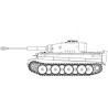 Airfix A1359 1/35 Tiger-1, mittlere Version