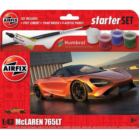 Airfix A55006 1/43 Starter Set - McLaren 765