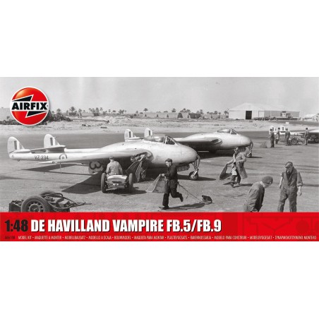 Airfix A06108 1/48 1/48 De Havilland Vampire FB.5/FB.9