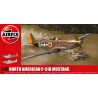 Airfix A05131A 1/48 North American P-51D Mustang. Plastikmodellbausatz eines Amerikanischen WWII Kampfflugzeugs mit 147 Teilen. 