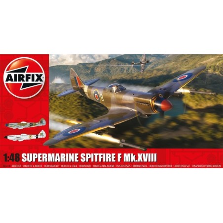 Airfix A05140 1/48 Supermarine Spitfire F Mk.XVIII. Plastikmodellbausatz eines britischen WWII Kampfflugzeugs