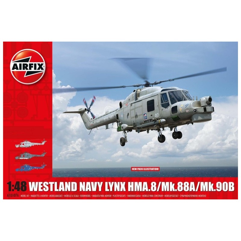 Airfix A10107A 1/48 Westland Navy Lynx Mk.88A/HMA.8/Mk.90B.