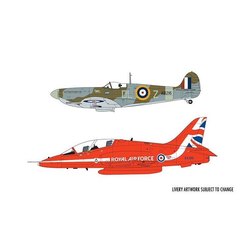 Airfix A50187 1/72 Best of British: Spitfire and Hawk