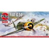 Airfix A01046V 1/72 FIAT G50. Plastikmodellbausatz eines italienischen WWII Kampfflugzeugs mit 33 Teilen.