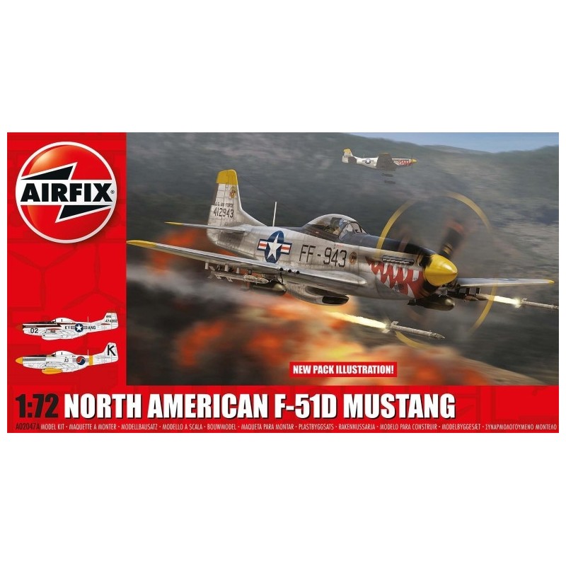 Airfix A02047A 1/72 North American D-51D Mustang.