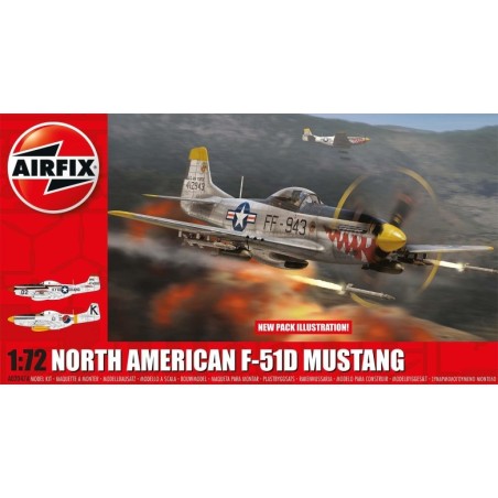 Airfix A02047A 1/72 North American D-51D Mustang.