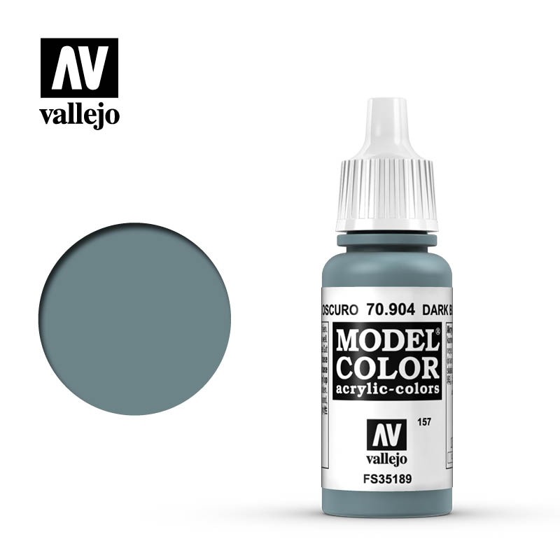 Vallejo 70904 Blaugrau, dunkel, matt, 17 ml