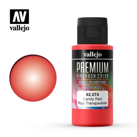 Vallejo 62074 Candy-Rot, 60 ml