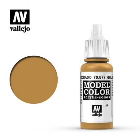 Vallejo 70877 Goldbraun, matt, 17 ml