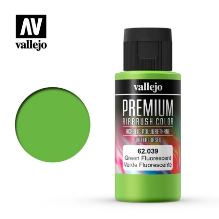 Vallejo 62039 Grün, fluoreszierend, 60 ml