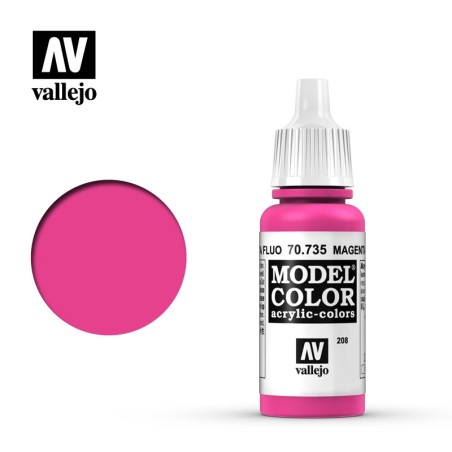 Vallejo 70735 Magenta, fluoreszierend, 17 m