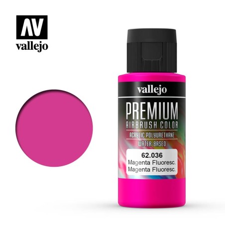 Vallejo 62036 Magenta, fluoreszierend, 60 m