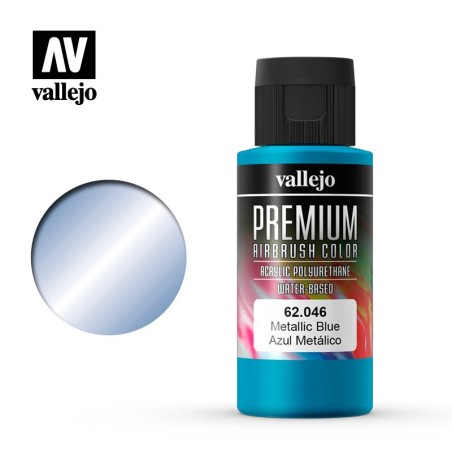 Vallejo 62046 Metallic, Blau, 60 ml