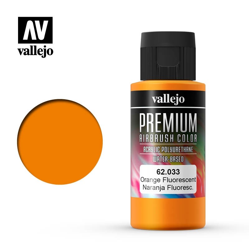 Vallejo 62033 Orange, fluoreszierend, 60 ml