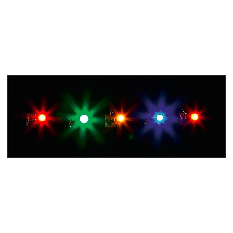 Faller 180652 5 LEDs, bunt gemischt