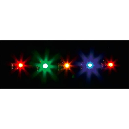 Faller 180652 5 LEDs, bunt gemischt