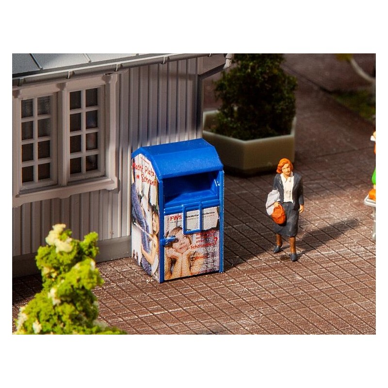 Faller 180992 Altkleidercontainer, blau