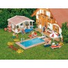 Faller 180542 Swimming-Pool und Gartenhaus