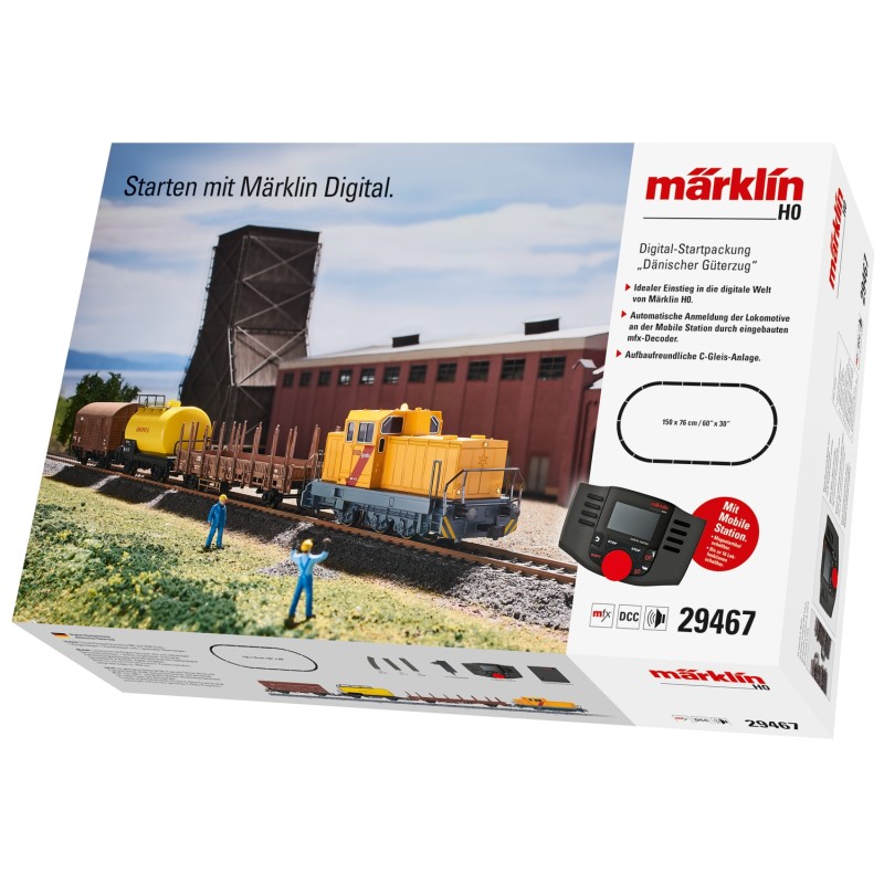 Märklin 29467 Digital-Startpackung DSB Gods