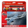 Airfix A55204 1/72 Medium Starter Set, De Havilland Vampire T11