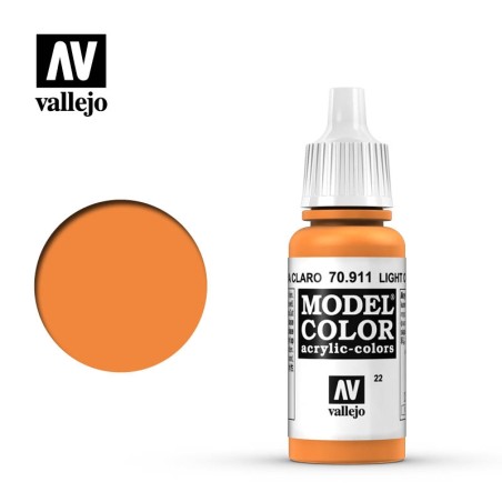 Vallejo 70911 Hellrotorange, matt, 17 ml