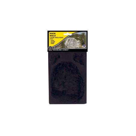 Woodland WC1235 Laced Face Rocks Rock Mould (5"x7")