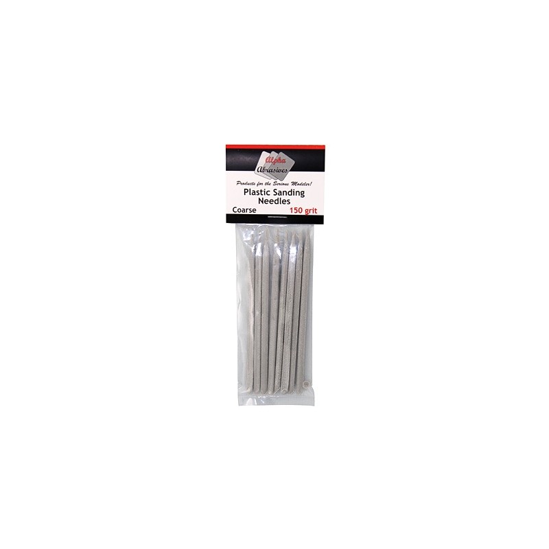 Albion 344 Plastic Sanding Needle - Coarse 150 Grit