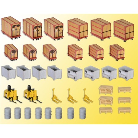 Kibri 38647 H0 Kleincontainer u. Ladegut