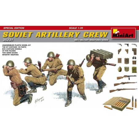 MiniArt 35231 SOVIET ARTILLERY CREW. SPECIAL EDITION