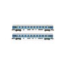 Arnold HN4307 DB AG, 2-unit pack 2nd class coach type Bomz, IR livery, period V