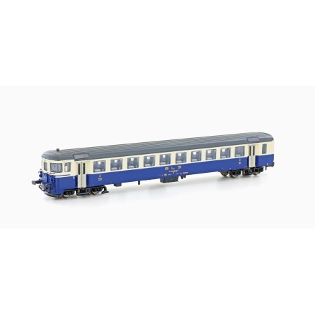 Lemke H23943 Pendelzug-Steuerwagen Bt BLS, Ep.IV, creme/blau, Innenbel.