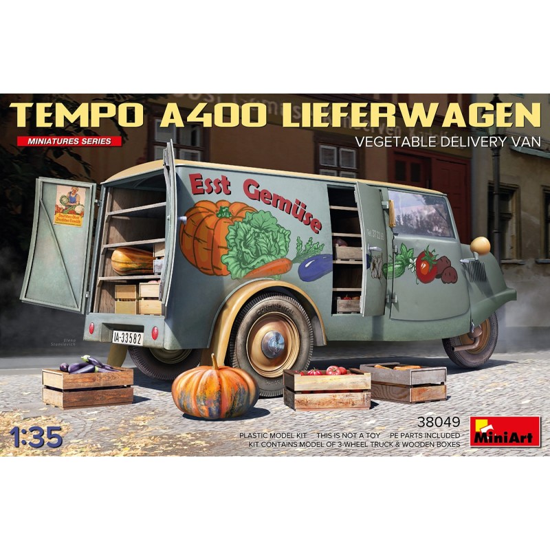 MiniArt 38049 TEMPO A400 LIEFERWAGEN. VEGETABLE DELIVERY VAN