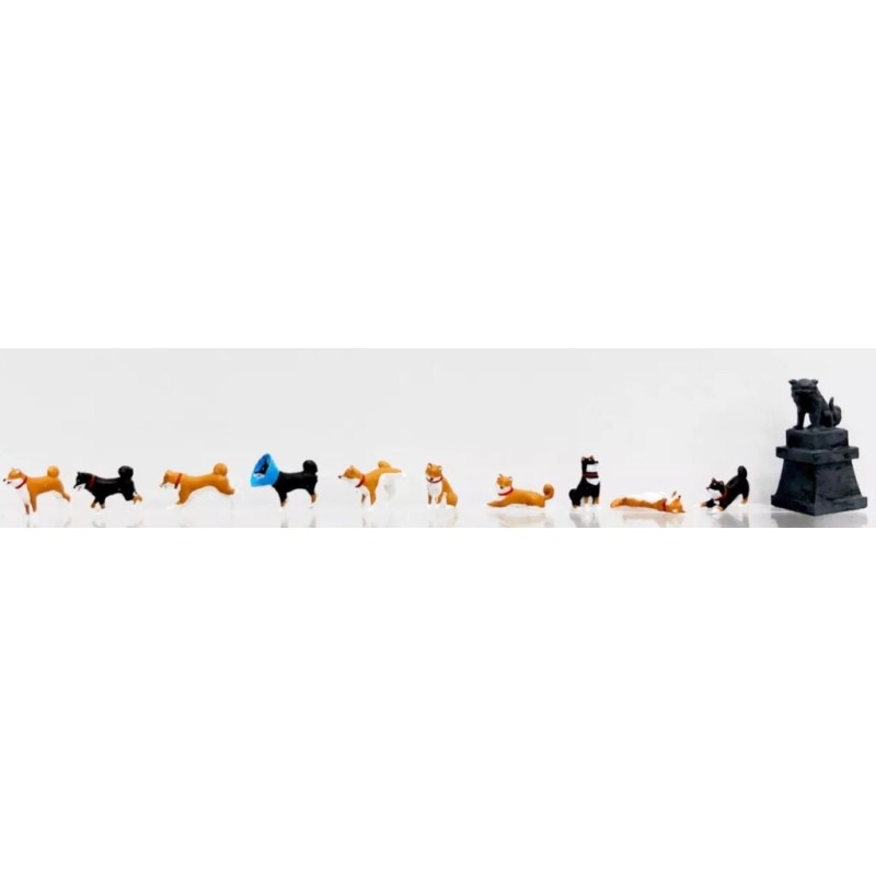 Lemke K06604 Figuren Set Shiba-Hunde, 1/87, 11 Stk.