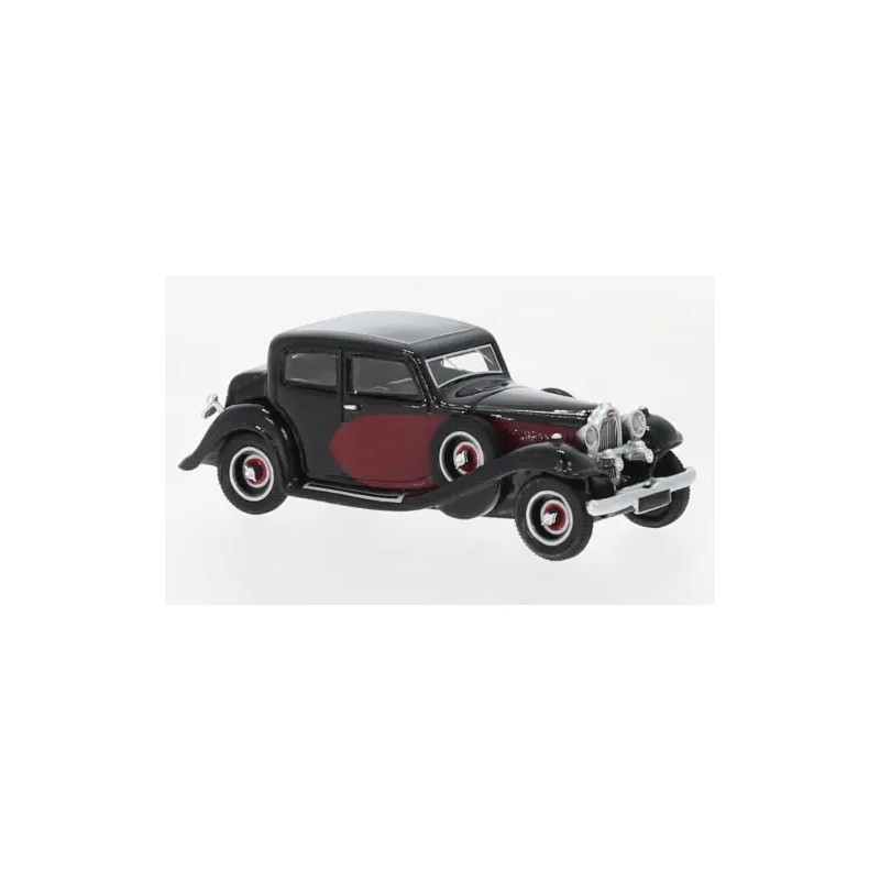 Brekina BOS87836 Bugatti Typ 57 Galibier rot, schwarz, 1934,