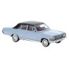 Brekina 20761 Opel Diplomat A metallic hellblau, schwarz, 1964,