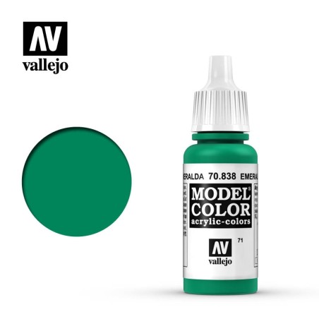 Vallejo 70838 Smaragdgrün, matt, 17 ml