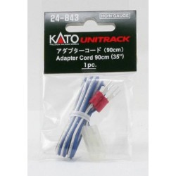 Kato 24-843 Adapterkabel blau-weiß f.Übergang Trafo auf KATO
