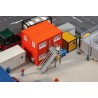 Faller 130135 4 Baucontainer, orange