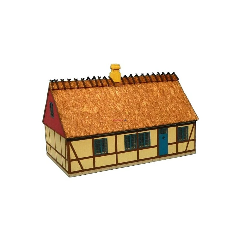 Witzel-Hobby 05-122 Husmands hus gult 1:87