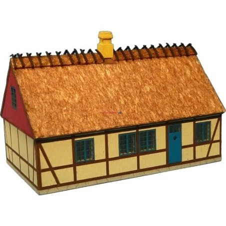 Witzel-Hobby 05-122 Husmands hus gult 1:87