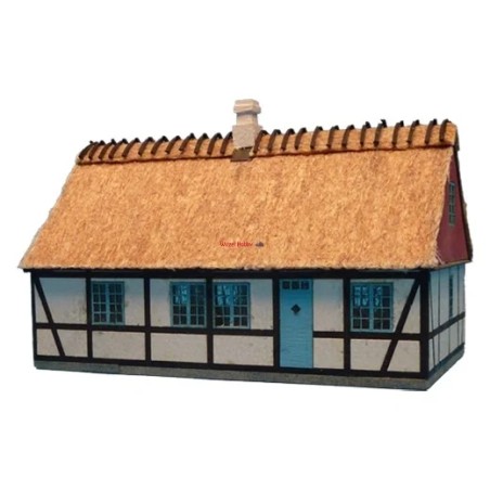 Witzel-Hobby 05-121 Husmands hus hvidt 1:87