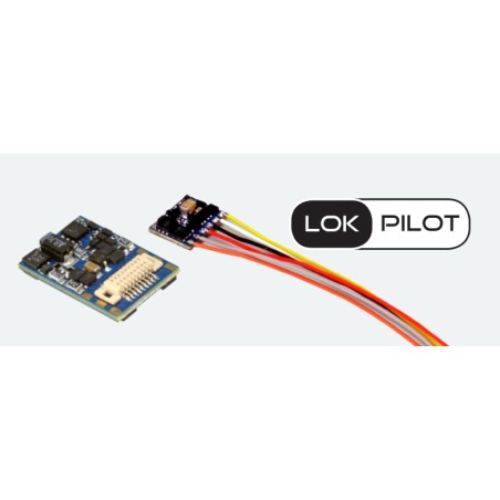 ESU 59826 LokPilot 5 micro DCC, 6-pin NEM651, Spurweite N, TT