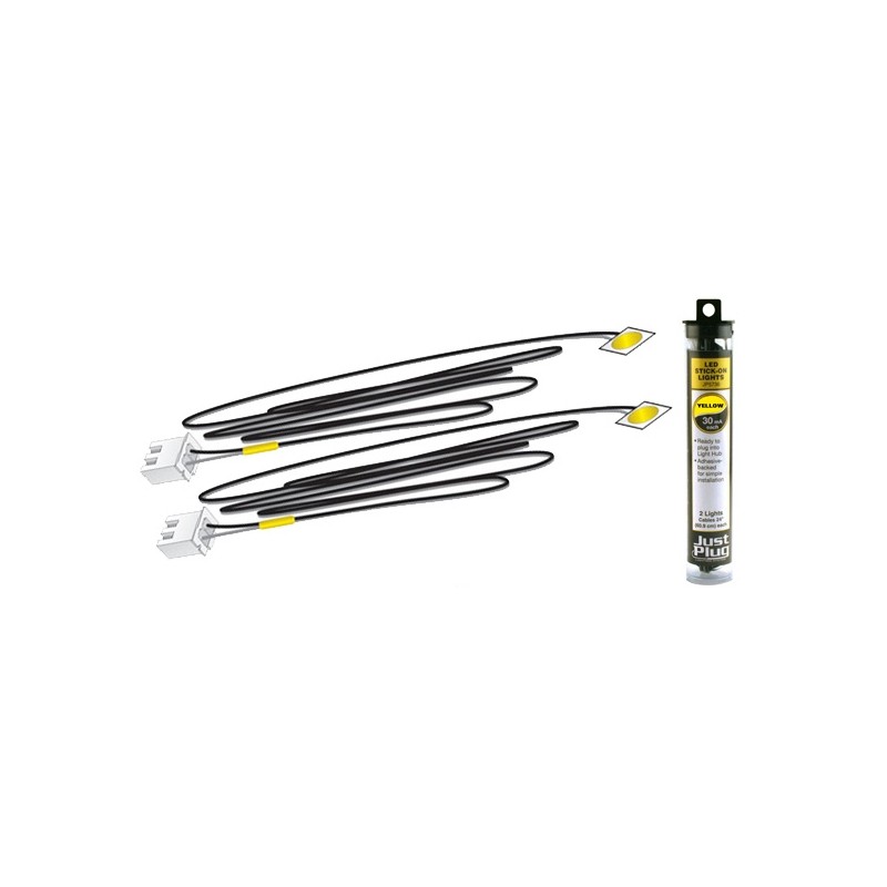 Woodland WJP5742 Yellow Stick-on LED Lights