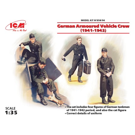 ICM 35614 German Armoured Vehicle Crew (1941-1942)