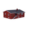 Hobbytrade 87288 Landbetjentens villa i røde sten, Laserskåret, H0