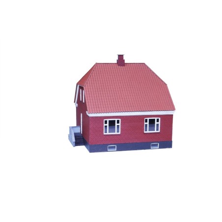 Hobbytrade 87285 Muremester villa i røde sten, Laserskåret, H0