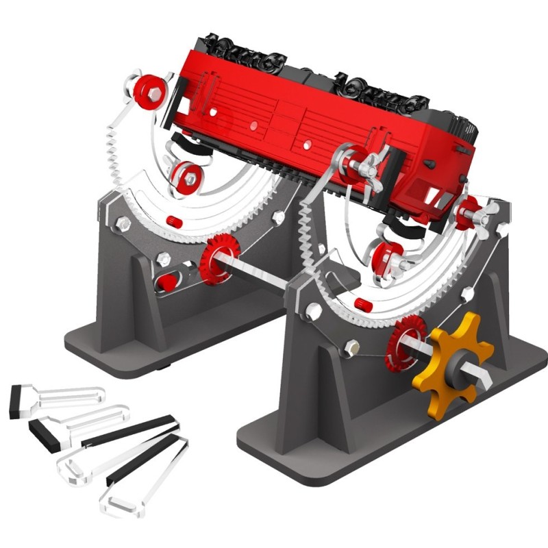 Proses PLB-902 Mehrfach einstellbare rotierende Wartungsbank für Modellloks N, H0, 00